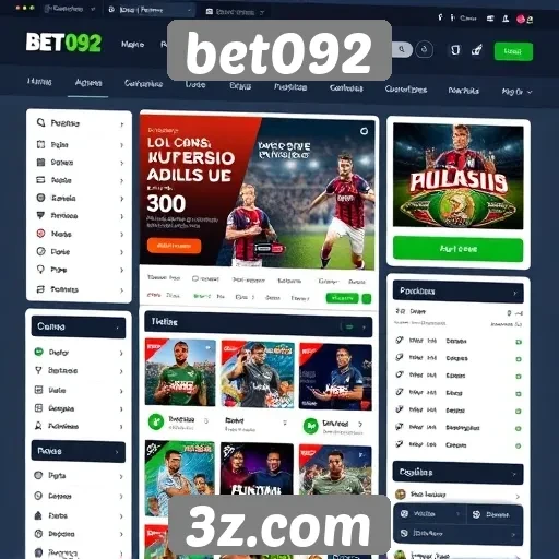Experiência do usuário na interface do bet092